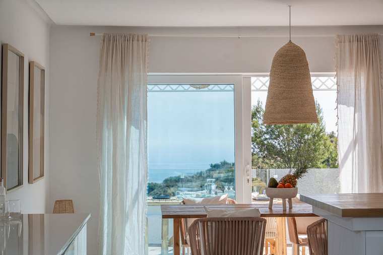 The dining table