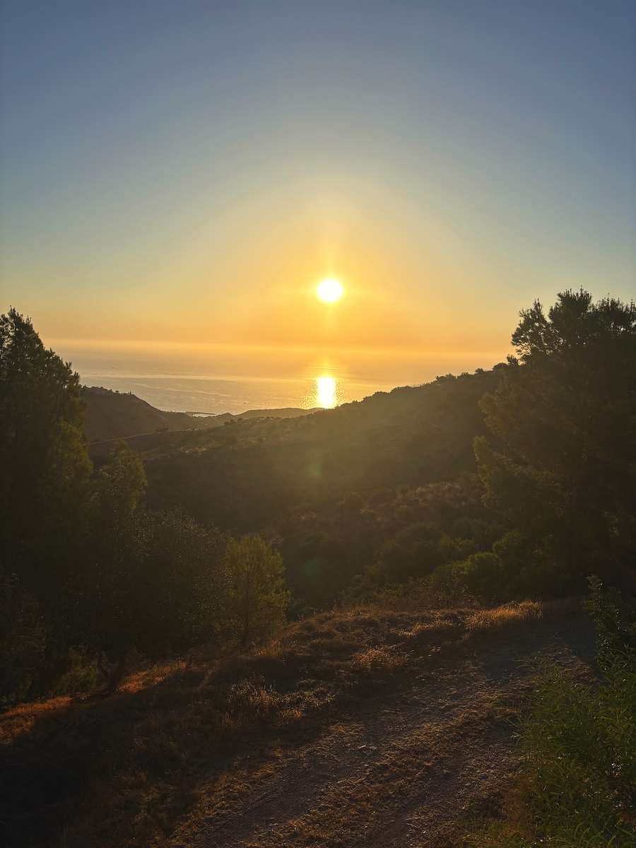 Sunrise over the sea
