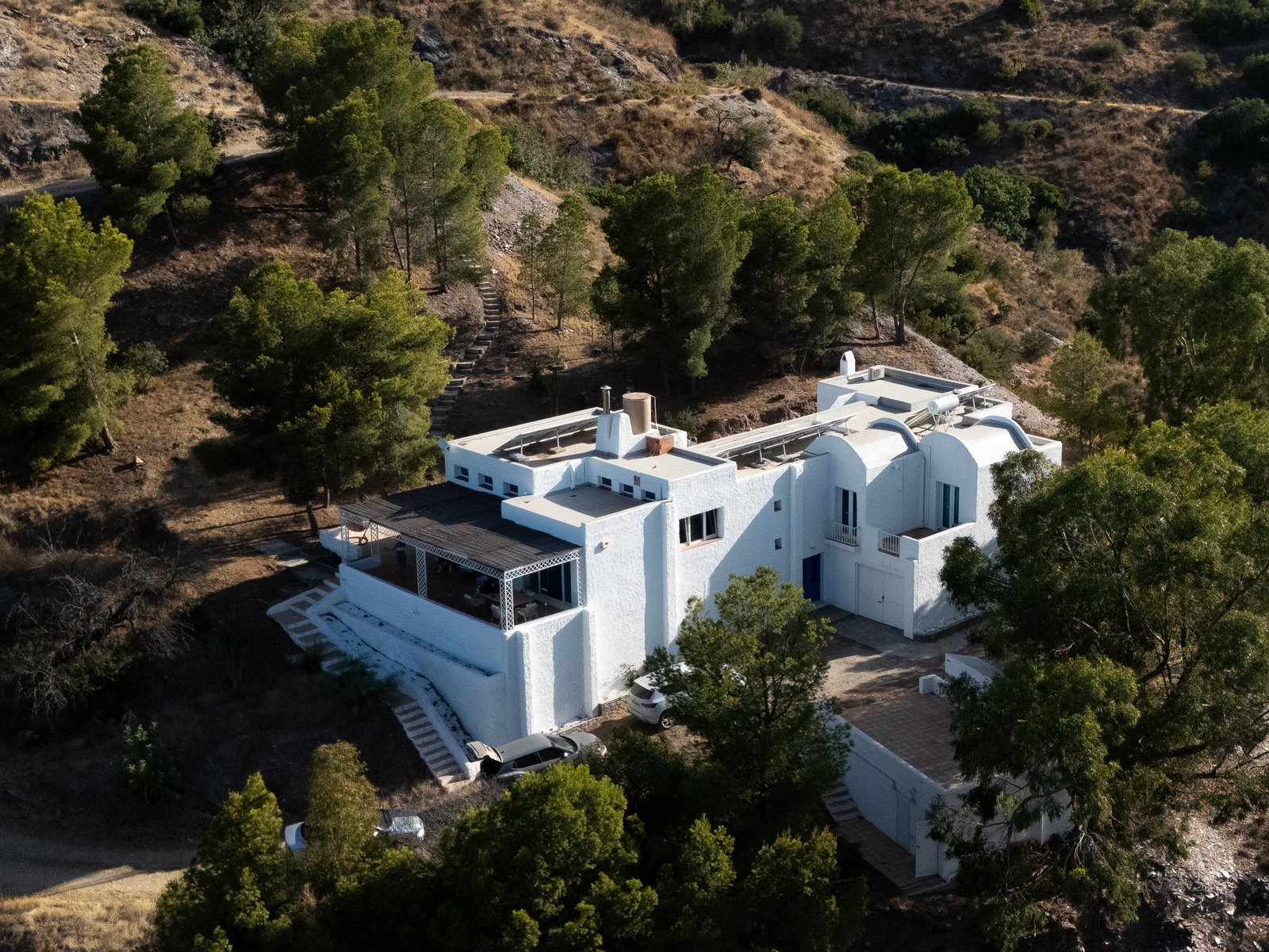The house seen from above